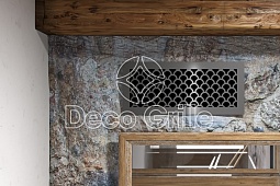 Декоративная решетка из стали с покраской Кольчуга