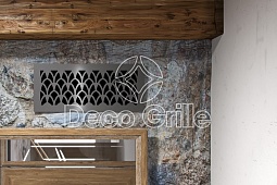 Декоративная решетка из стали с покраской Ирис